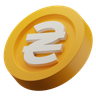 ukrainian currency 3d logos