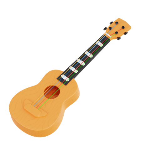 Ukulele  3D Icon