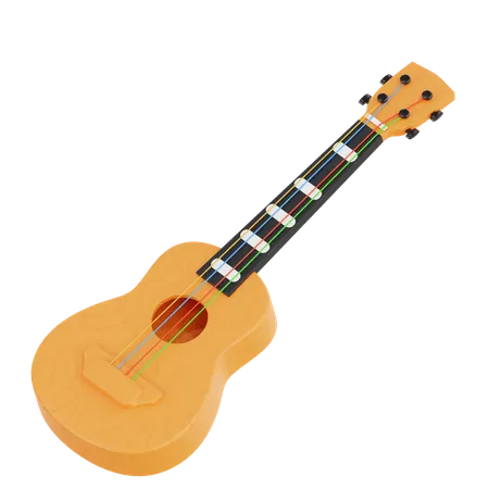 Ukulele  3D Icon
