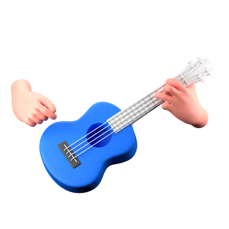 Ukulele  3D Icon