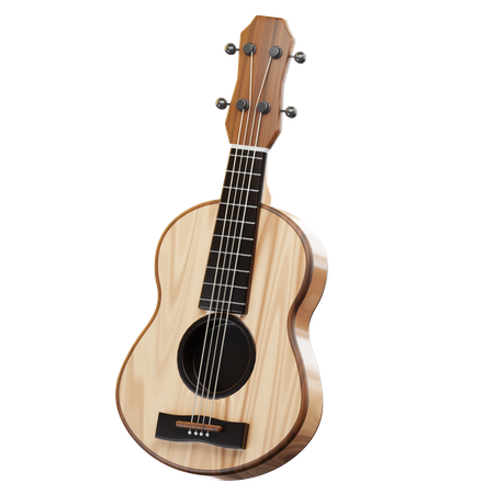 Ukulele  3D Icon