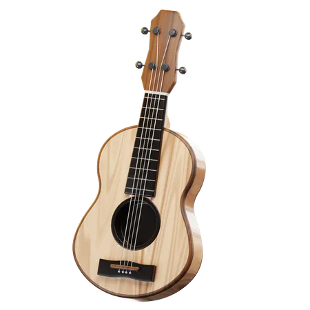 Ukulele  3D Icon