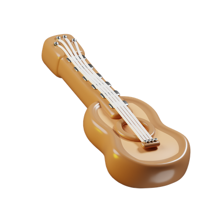 Ukulele  3D Icon