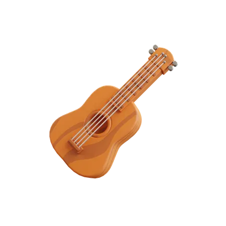 Ukulele  3D Illustration