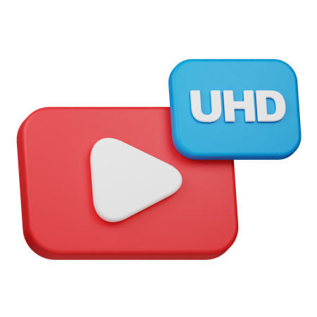 Ultra Hd Video  3D Icon