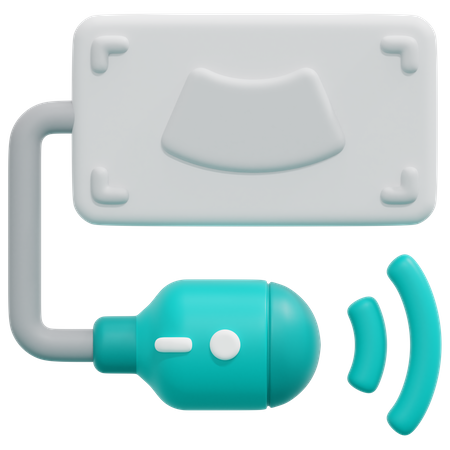 Ultrasonido  3D Icon