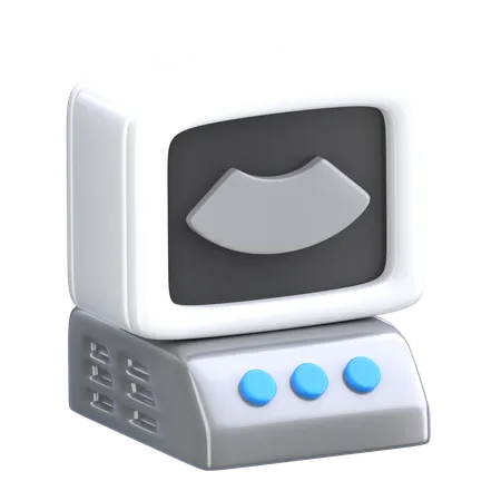 Ultrasonography 3 D Pregnancy Icon 3D Icon