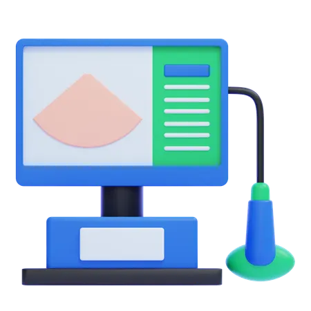 Ultrasound  3D Icon