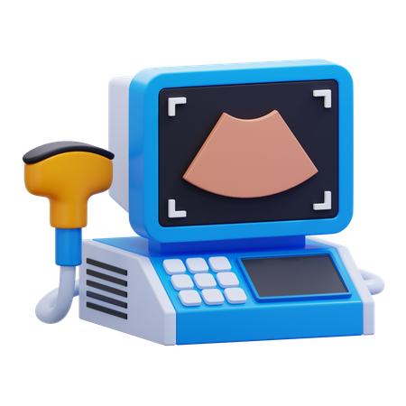 Ultrasound  3D Icon