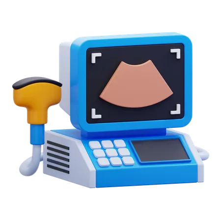 Ultrasound  3D Icon