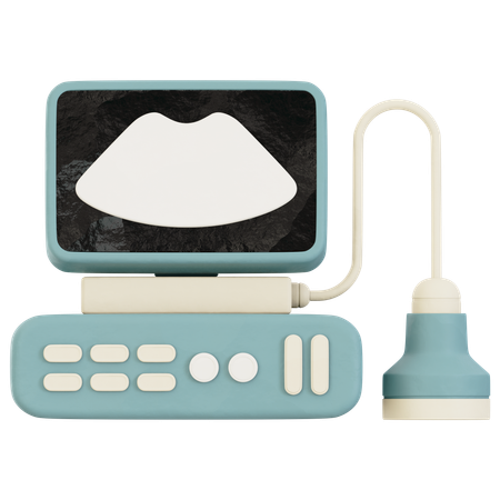 Ultrasound  3D Icon