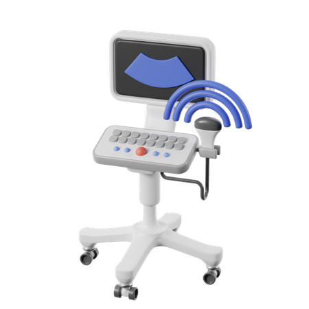 Ultrasound  3D Icon