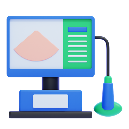 Ultrasound  3D Icon