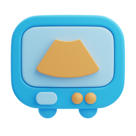 Ultrasound Machine  3D Icon