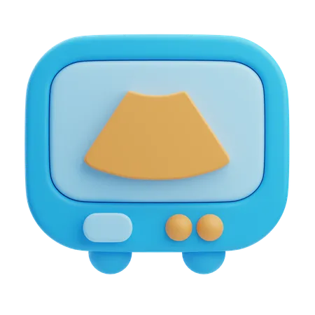 Ultrasound Machine  3D Icon