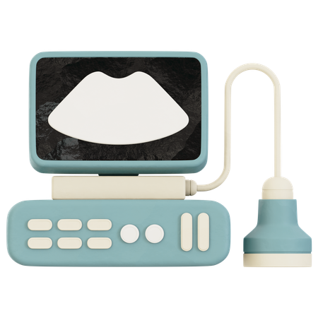 Ultrassom  3D Icon