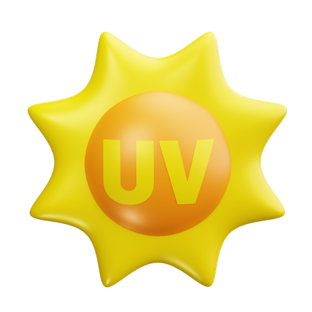 Ultra-violet  3D Icon