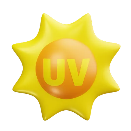 Ultra-violet  3D Icon