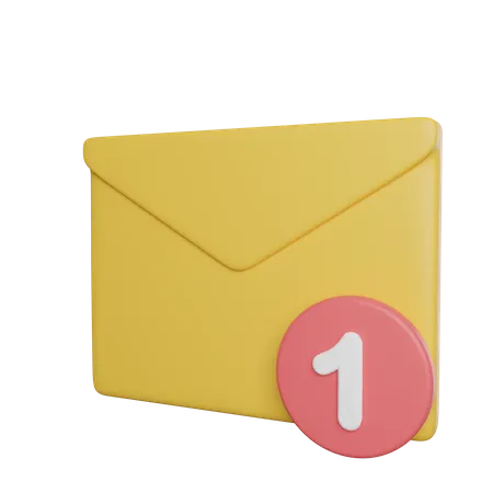 Um e-mail  3D Icon