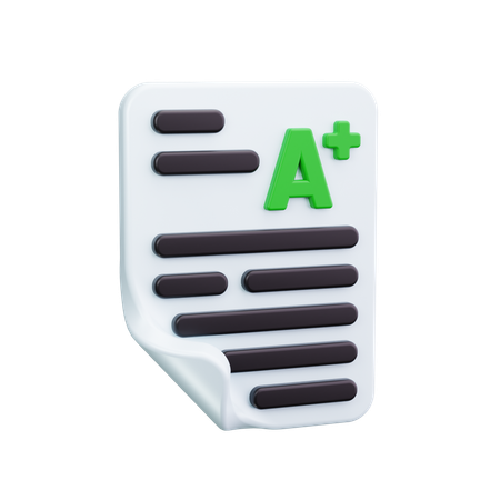 Um resultado positivo  3D Icon