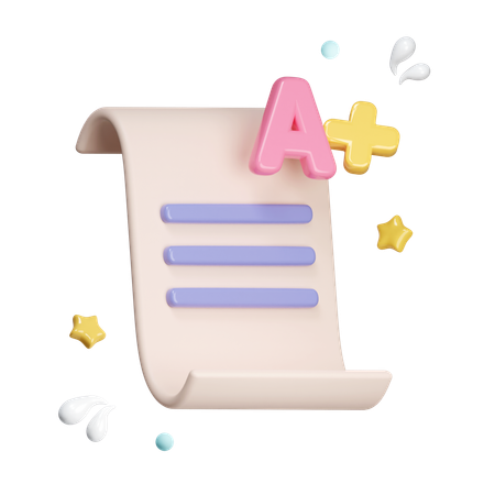 Um resultado positivo  3D Icon
