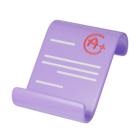 Um resultado positivo  3D Icon