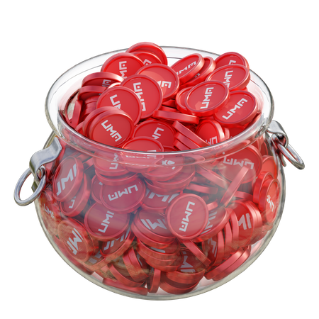 Uma Clear Glass Pot  3D Icon