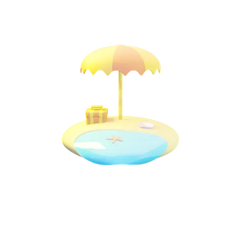 Umbrella  3D Icon