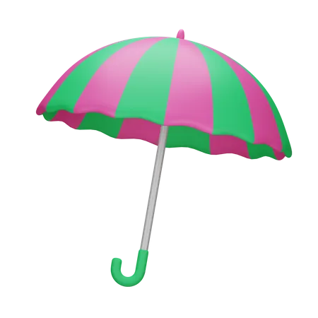 Umbrella 3 D Spring 3D Icon