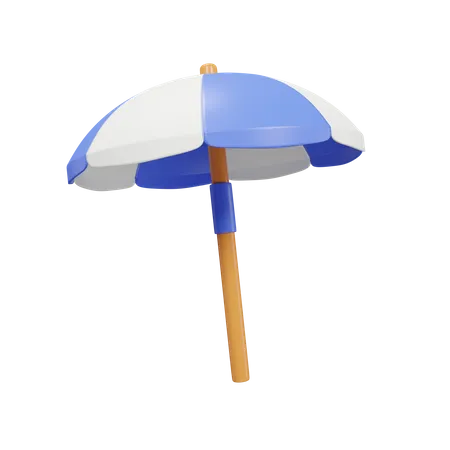 Umbrella Beach Travel 3 D Icon Illustration 3D Icon