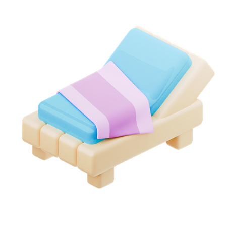 Umbrella Chair  3D Icon