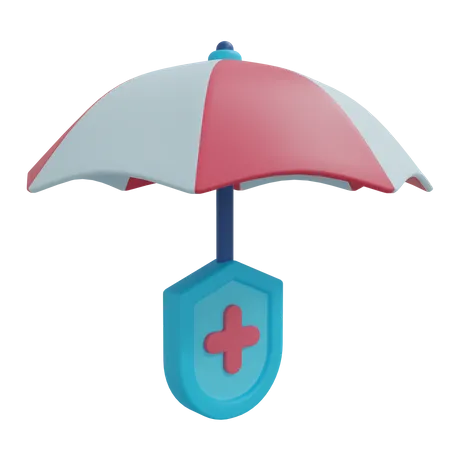Umbrella Insurance 3D Icon