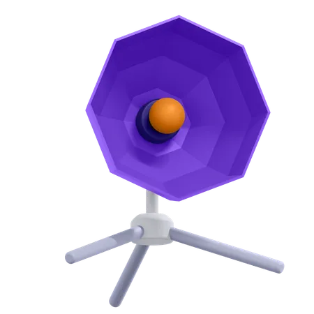 Umbrella Lighting  3D Icon