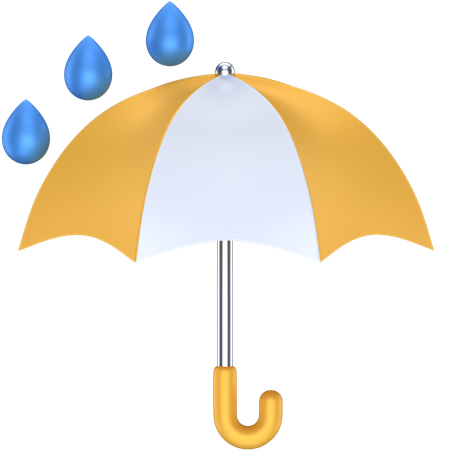 Umbrella rain  3D Icon