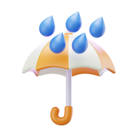 傘 雨  3D Icon