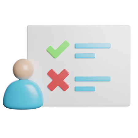 Umfrage  3D Icon