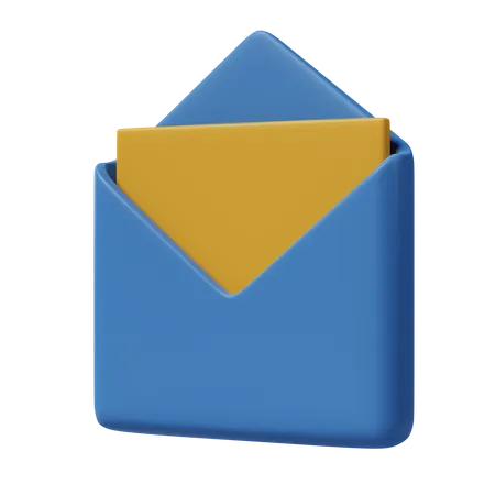 Umschlag  3D Icon