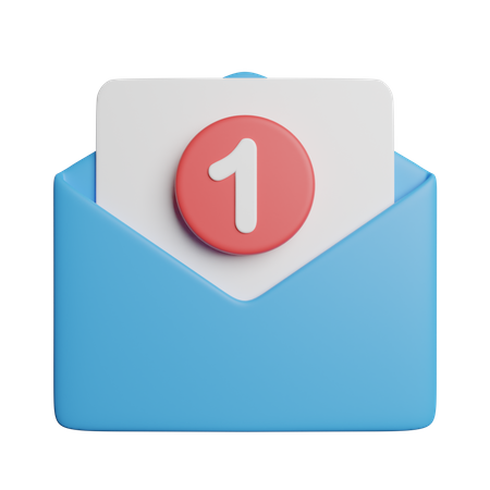 Umschlagnachricht  3D Icon