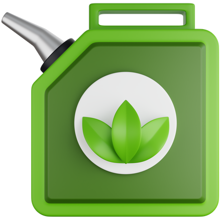 Umweltfreundlicher Kraftstoff  3D Icon