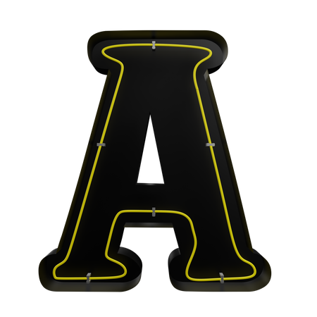 Un alfabeto  3D Icon