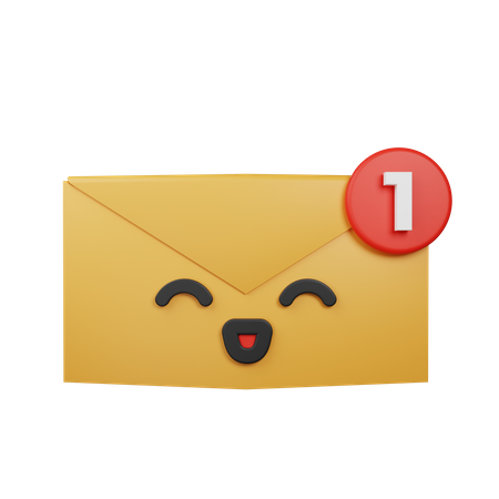 Un correo  3D Icon