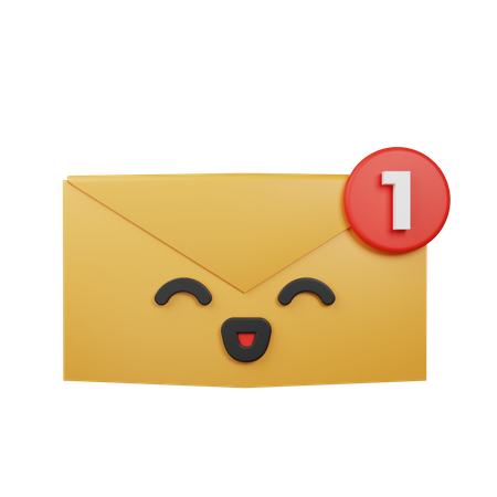 Un courrier  3D Icon