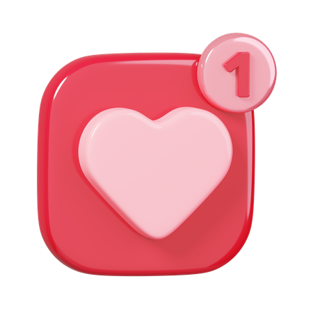 Un mensaje de amor  3D Icon