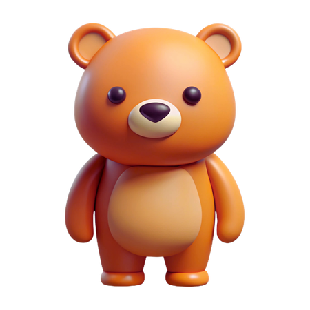 Un ours mignon  3D Icon