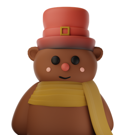 Un ours mignon  3D Icon