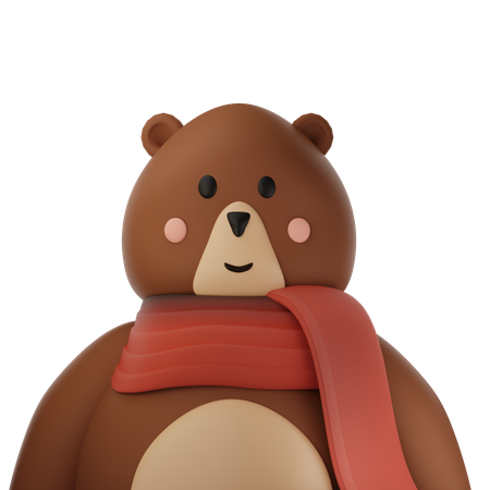 Un ours mignon  3D Icon