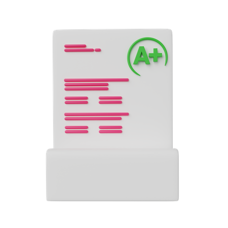 Un résultat positif  3D Icon