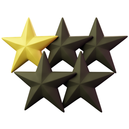 Una estrella  3D Emoji
