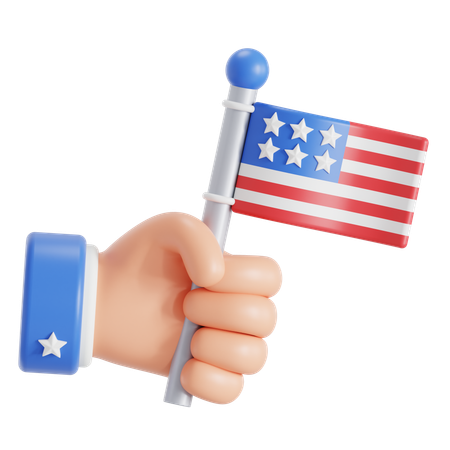 Feier zum Unabhängigkeitstag  3D Icon
