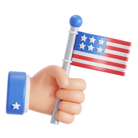 Feier zum Unabhängigkeitstag  3D Icon